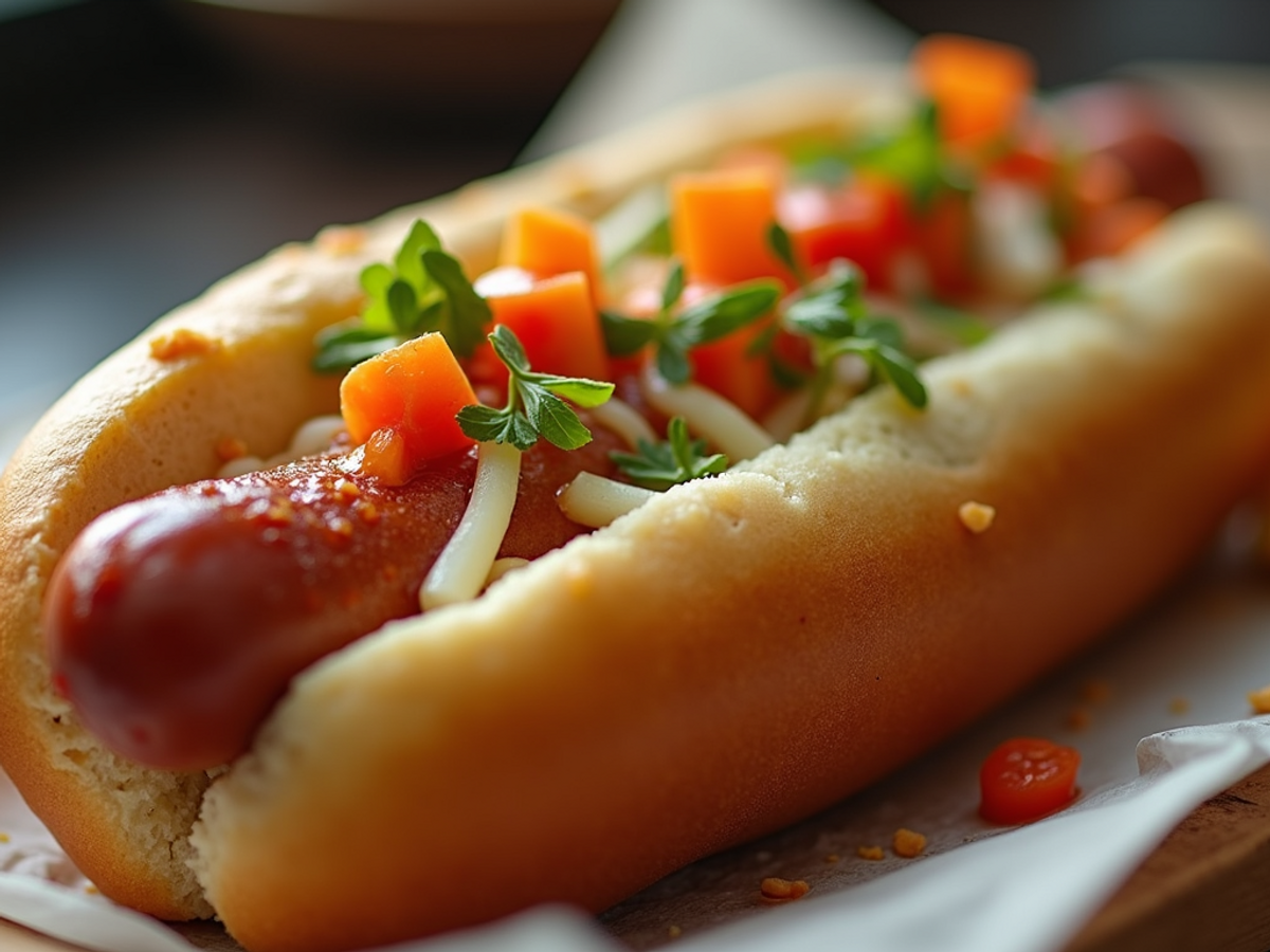 Stunning display of gourmet condiments and sauces for Hot Didely Dogs catering